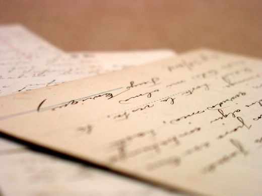 vintage letters