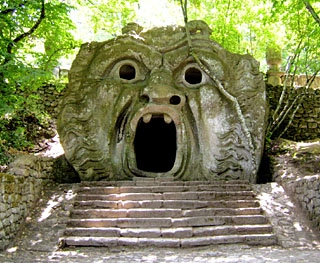 bomarzo, Italian Parks, Sourcing antiques in Italy, Antiques Diva, Architectural salvage 
