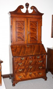 ancient desk with secret compartments