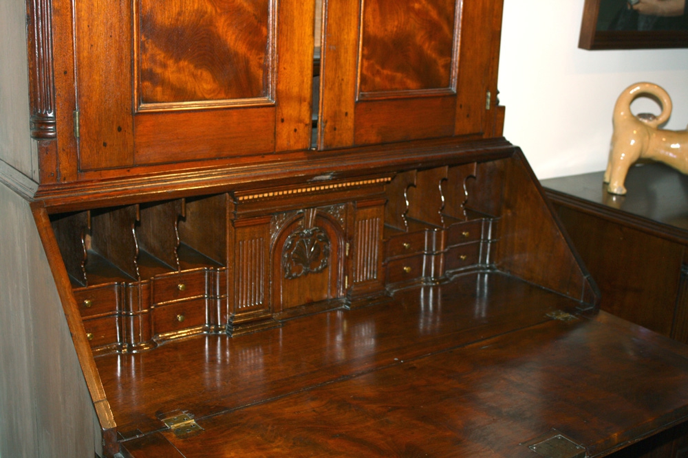 cool desk with hidden compartments