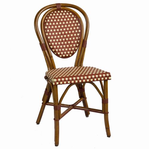 Bistro Table, French Cafe Chairs, Paris Cafe Chairs, Rattan, Les Deux Magots