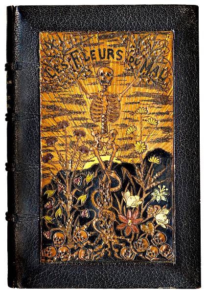 les-fleurs-du-mal-baudelaire-charles-first-edition-first-issue-paris-poulet-malassis-et-de-broise-1858, Decorating for the holidays with Antiques, Holiday antiques, Decorating for Halloween, Decorating for Thanksgiving, 