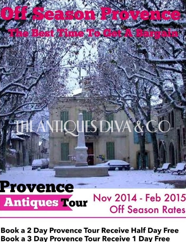 Antiques Diva Provence Off Season Sale, Antiquing in Provence, Sourcing Antiques in Southern France, Buying Tours in Provence, Inspiration Tours in Provence, The Antiques Diva