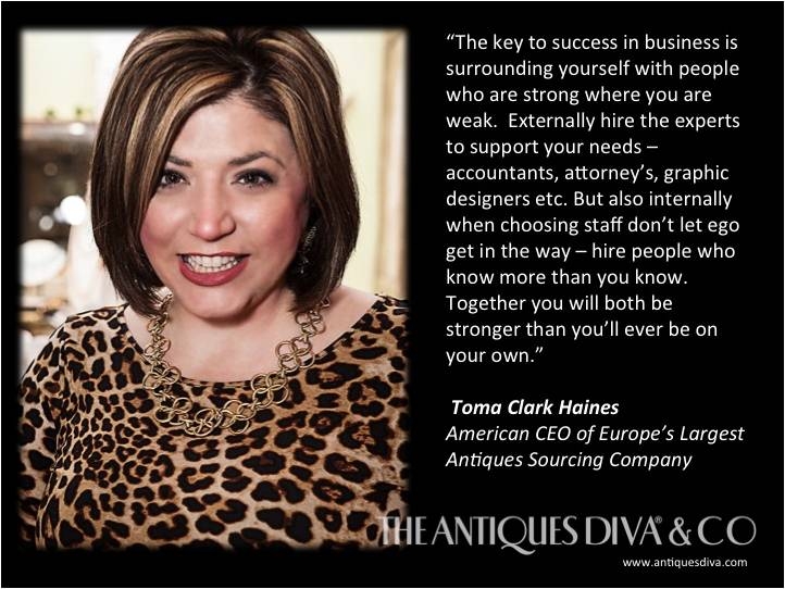 Tips on being an Entrepreneur, Setting up a business in Europe, Women in Business, Women Entrepreneurs, Expatica, Crave Guide, WIN, Women in International Networking, Toma Clark Haines, The Antiques Diva