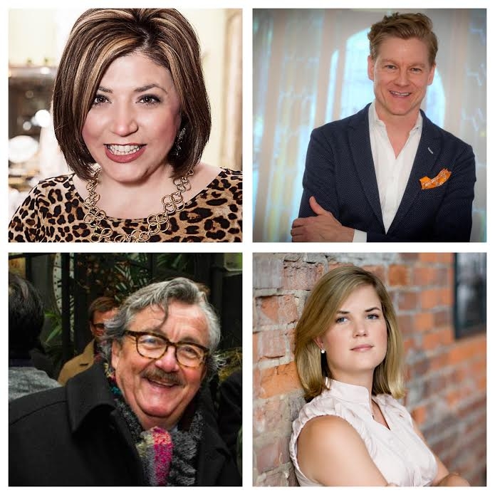 Toma Clark Haines, The Antiques Diva, Rocky LaFleur of Kneedler Fauchere, Elizabeth Ralls, Editor and Chief of Atlanta Homes & Lifestyles and Chuck Chewning, Director of Interior Design at RUBELLI.
