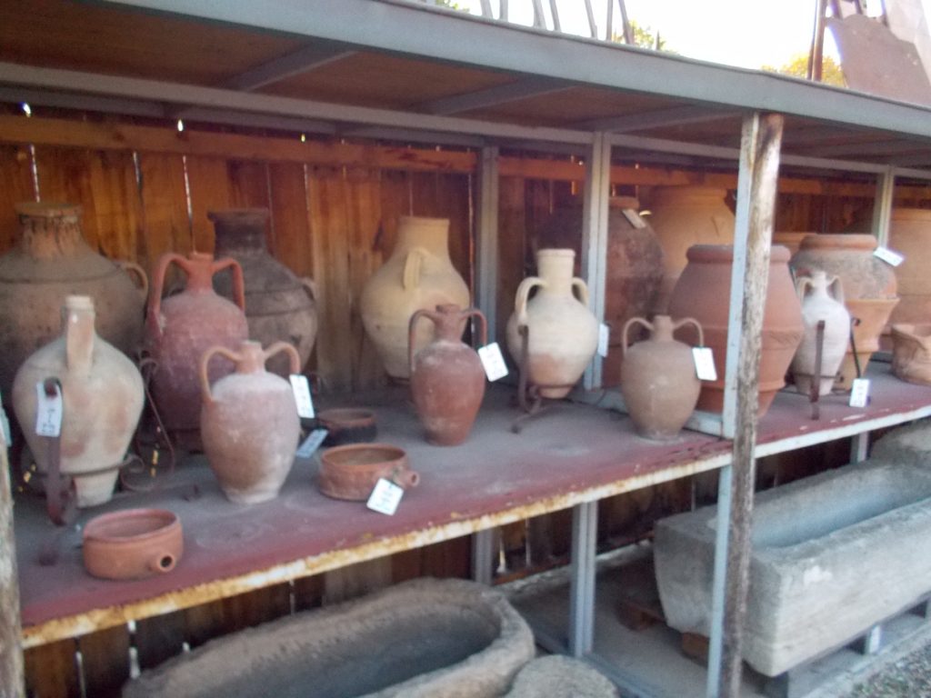 Sourcing Tuscan Pots From Estates, different pots