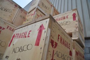 AD&CO crates for shipping and storage: How to ship antiques from Europe, International shippers for Antiques Diva Tours