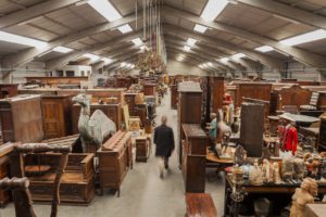 Wholesale Antique Shopping at an Antique Warehouse in Belgium