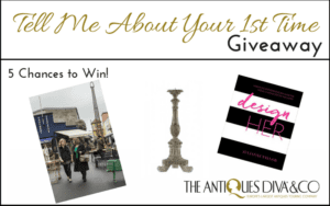 5 Chances to Win: The Antiques Diva Tell Me About Your 1st Time at the Paris Flea Market Giveaway