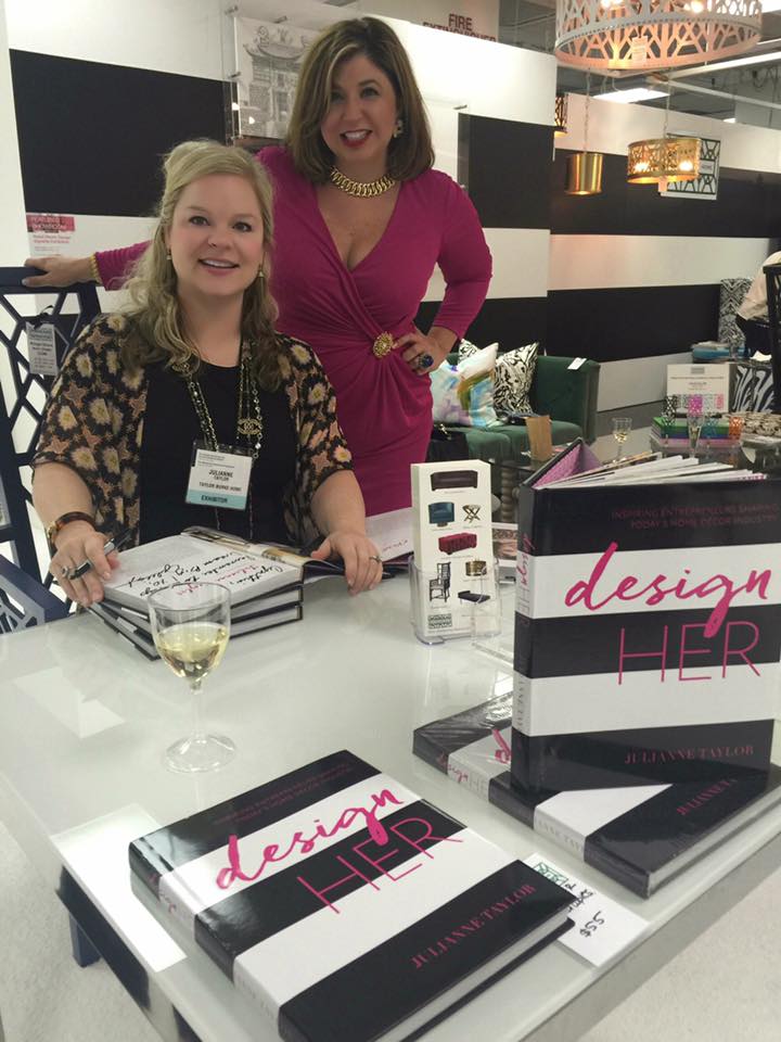Toma Clark Haines with DesignHER author Julianne Taylor