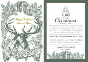 Alfies London Christmas Shopping Party