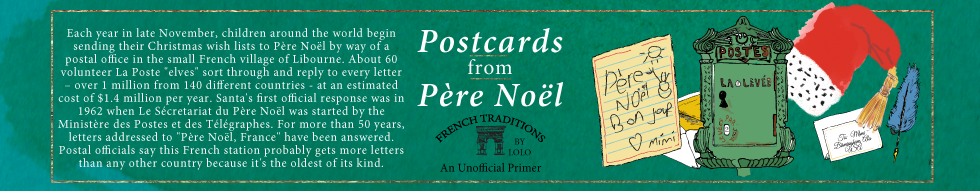 Lolo French Antiques French Christmas Traditions Postcards from Pere Noel