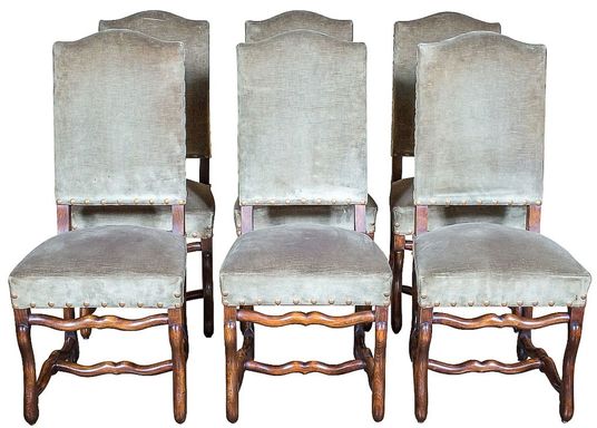 French chairs Lolo French Antiques: Os de Mouton dining chairs