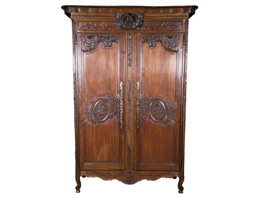 COUNTRY FRENCH LOUIS XV STYLE NORMANDY WEDDING ARMOIRE
