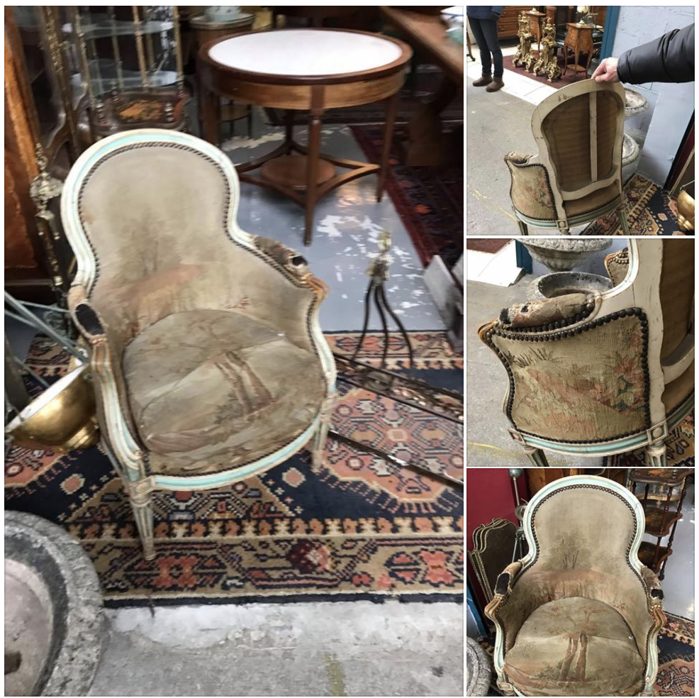 Sourcing chairs at the Paris Flea Market with The Antiques Diva