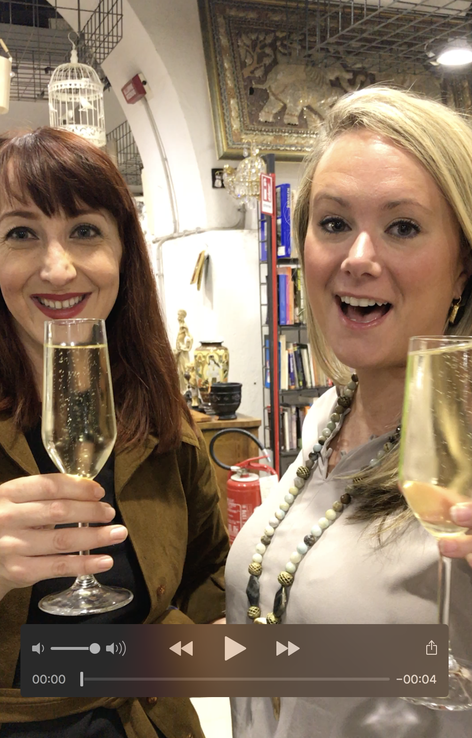 Cheers! To Shopping in Rome with The Antiques Diva!
