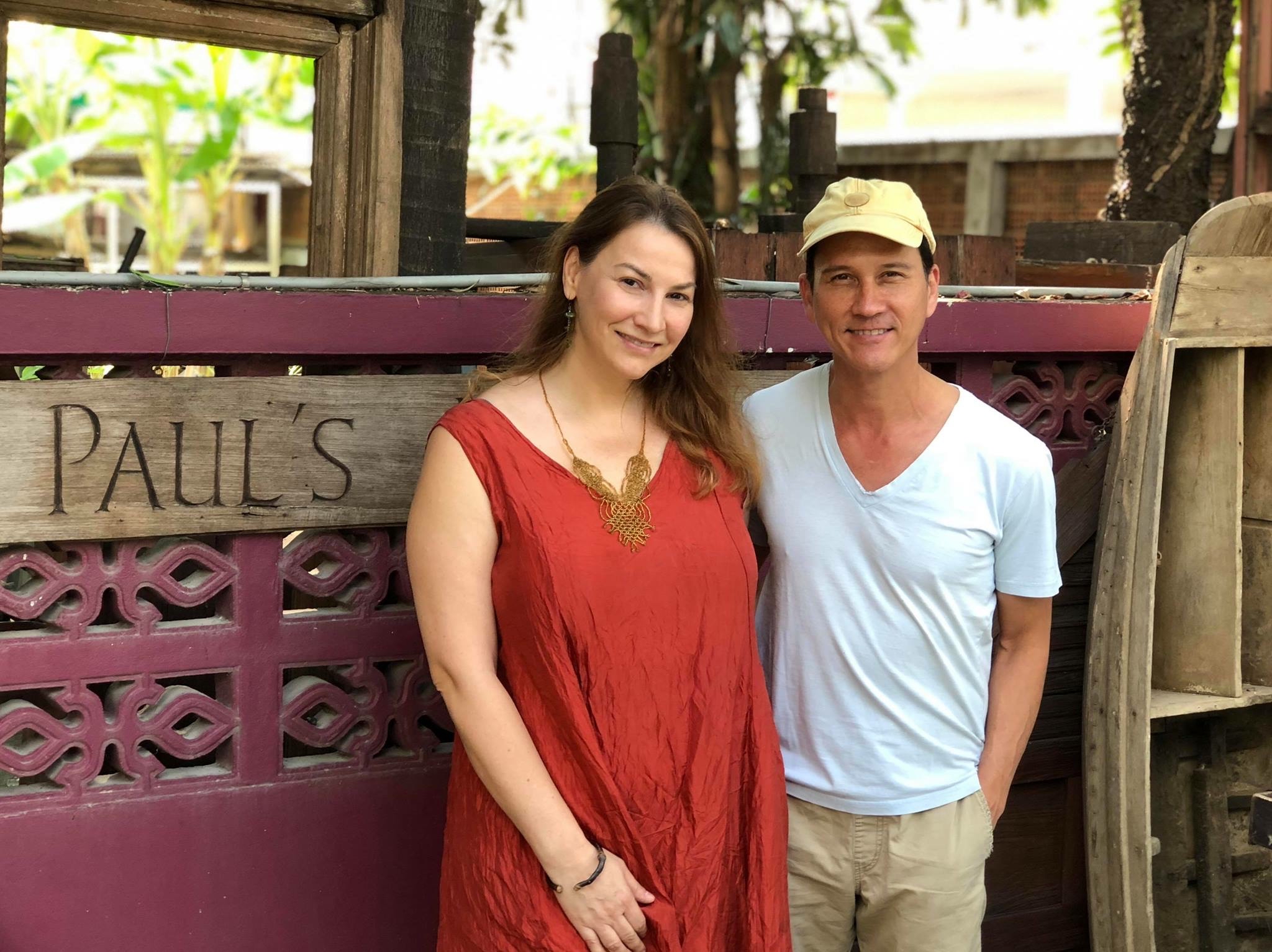 Krissada Sukosol Clapp visits Paul's Antiques with owner Diva Guide Angela