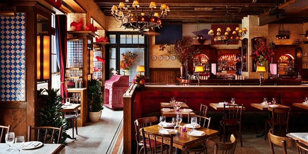 Ludlow Hotel in-house restaurant, Dirty French: originally our chandeliers (photo permission from Major Food Group)