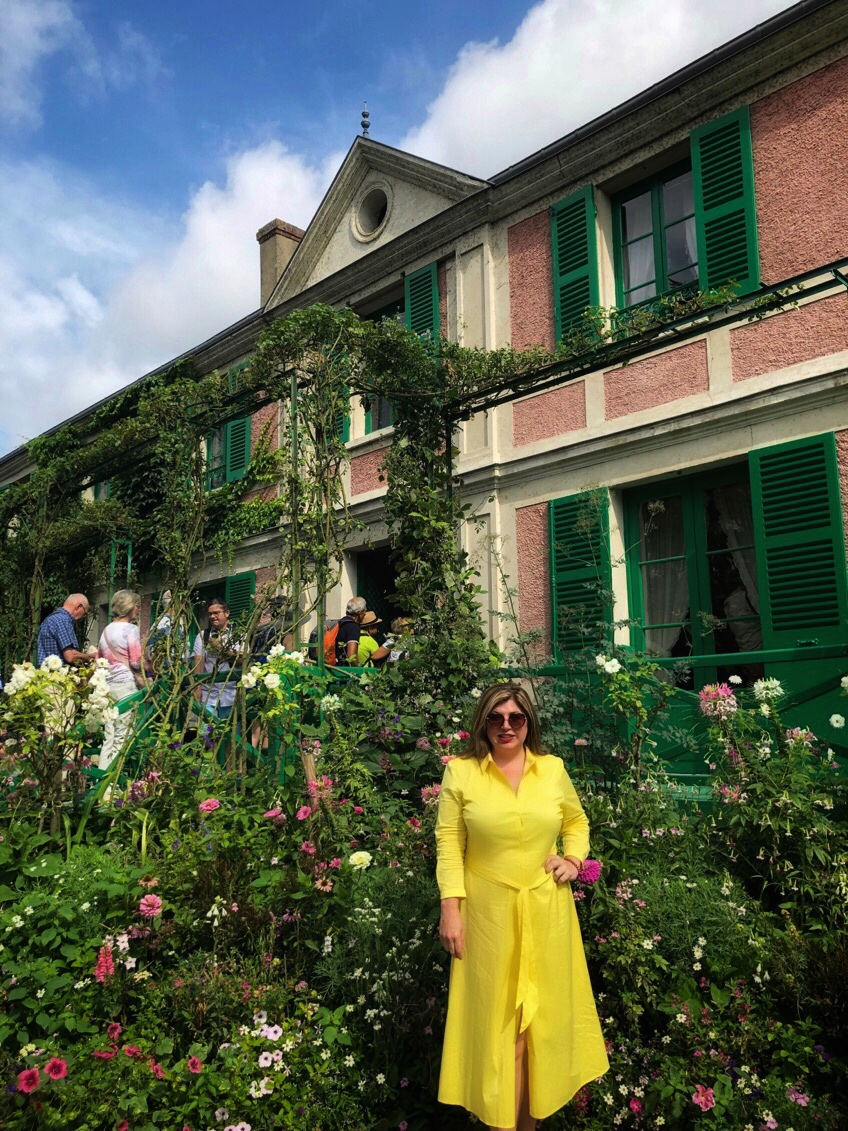 Toma at Giverny | Auntie Toma's Modern Day Grand European Tour | Toma Clark Haines | The Antiques Diva & Co