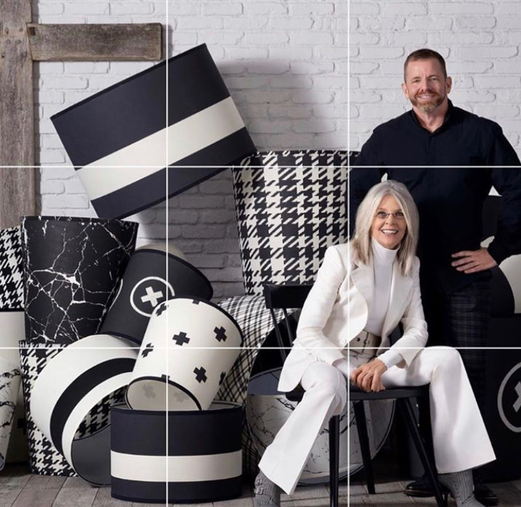 Randal Weeks and Diane Keaton: Keaton Industries Collection of Industrial Chic Lighting for Aidan Gray Home